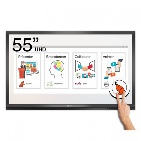 Support mural pour écran tactile (max 65 pouces) - Smartboard