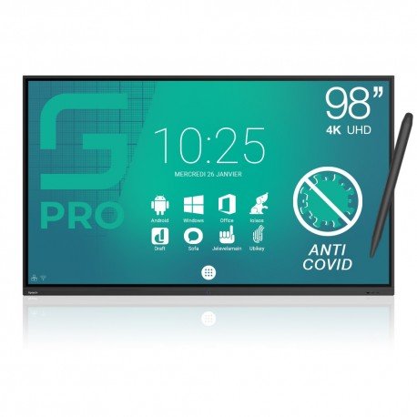 Interactive Android touch screen + Windows High Precision SpeechiTouch Pro UHD - 86"